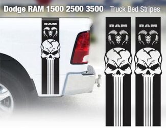 Dodge Ram 1500 2500 3500 Hemi 4x4 calcomanía camión cama raya vinilo pegatina carreras 9D