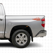 Juego de Pegatinas de Vinilo Laterales Traseras TRD Off-Road Mountain para Toyota Tacoma Tundra_4