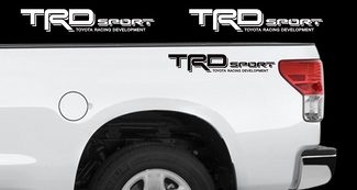 TRD SPORT Calcomanías Toyota Tundra Tacoma Racing Truck Bed Vinilo Pegatinas X2