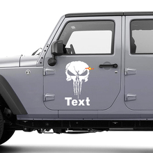 PUNISHER JEEP Wrangler pegatina JK CJ TJ YJ camión capó puerta trasera JDM vinilo pegatina
 2