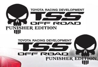 TOYOTA TSS Truck Off-Road Racing Tacoma Tundra The Punisher Decal Vinyl Decals J