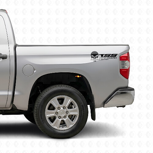 Kit de Calcomanías Vinílicas Laterales Traseras Edición TSS Off Road Punisher para Toyota Tacoma Tundra