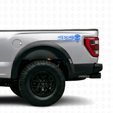 Juego de vinilos laterales para caja 4x4 Off Road Punisher Edition para camión Musclecar_2