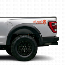 Juego de vinilos laterales para caja 4x4 Off Road Punisher Edition para camión Musclecar_4