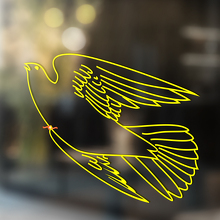 Pegatina Universal de Vinilo Flying Dove_4