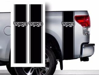 Pegatinas de calcomanías Toyota TRD Pickup Truck Bed Stripes / Elija color