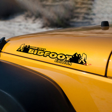 Bigfoot Mountains Edition Hood Pegatinas Calcomanías para campanas Jeep Wrangler
 3