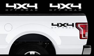 2009 - 2016 Ford F-150 4x4 Off Road Truck Bed Decal Set Vinilo Pegatinas