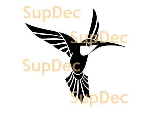 Vinilo de arte de pájaros para pared o ventana, calcomanía de baño removible #29
