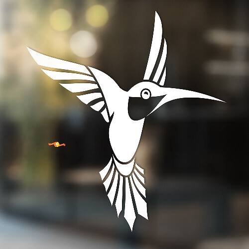 Calcomanía Adhesiva de Vinilo Universal Hummingbird