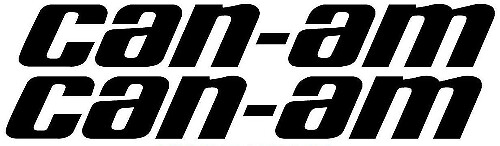 Kit de pegatinas de vinilo con el logotipo de Can-Am para Outlander Maverick