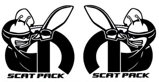 2 X Dodge Challenger Scat Pack 392 HEMI Shaker Hood Pegatinas Emblema Scatpack