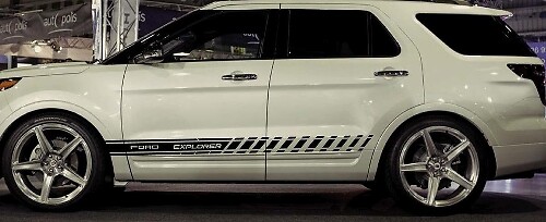 Rayas adhesivas de vinilo para Ford Explorer 2010 2011 2012 2013 2015 2016 2018