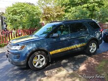 Rayas adhesivas de vinilo para Ford Explorer 2010 2011 2012 2013 2015 2016 2018 3