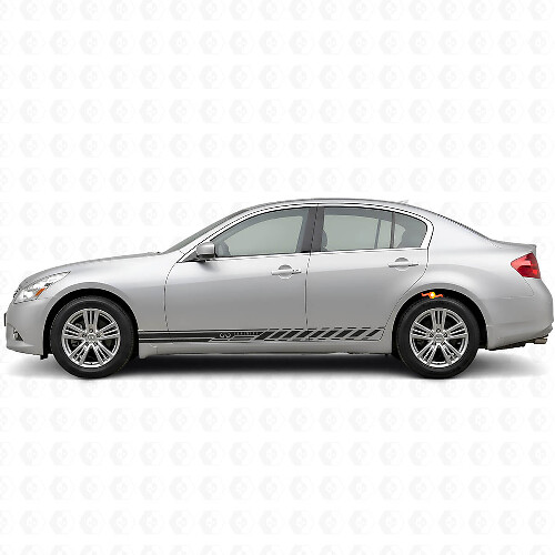 Kit de Vinilo con Rayas Laterales de Carreras para Infiniti G35 G37