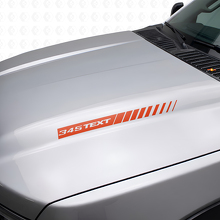 Calcomanías de vinilo personalizadas en estilo 345 Hemi para capó para Dodge Ram y Charger_4