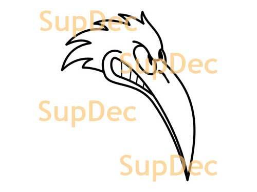 Pájaro vinilo arte pared ventana baño pegatina calcomanía extraíble #37
