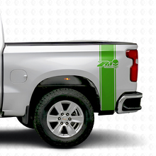 Juego de Pegatinas Laterales Traseras de Vinilo Z71 Calavera Castigador para Camioneta Chevy GMC_3