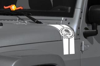 Metal Mulisha Jeep Wrangler Unlimited TJ 97-06 Juego de calcomanías de vinilo para capó