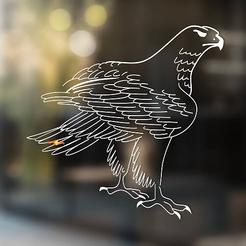 Pegatina adhesiva universal de vinilo Eagle
