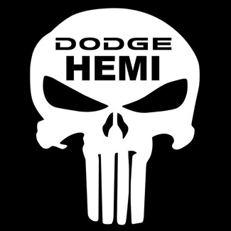Dodge Hemi Punisher Skull hood vinilo calcomanía gráfica pegatina Ram