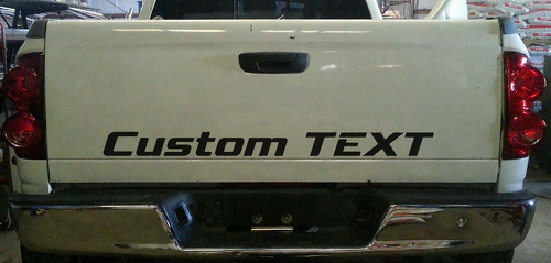 Personalizado LETRERO en portón trasero Calcomanía de vinilo para portón trasero para Dodge Ram 1500