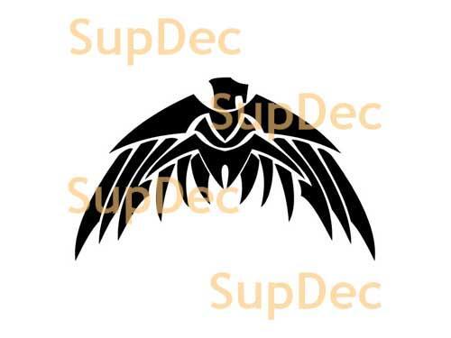 Águila vinilo arte pared ventana baño pegatina extraíble #4