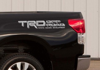 2 TRD Toyota Tacoma Tundra Calcomanías Vinilo Adhesivo todoterreno gráficos 4x4 fábrica