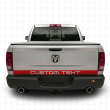 Vinilo adhesivo personalizado de franja para portón trasero para Dodge Ram 1500 2009–2018_3