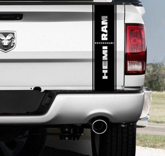 Dodge Ram 1500 RT HEMI Truck Bed Box gráfico Stripe calcomanía pegatina puerta trasera