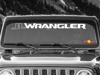 Jeep Wrangler JL JLU Wrangler Parabrisas Banner Vinilo Calcomanía