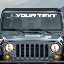 Jeep Wrangler JL JLU Wrangler Parabrisas Banner Vinilo Pegatina Calcomanía
 2
