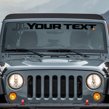 Jeep Wrangler JL JLU Wrangler Parabrisas Banner Vinilo Pegatina Calcomanía
 3