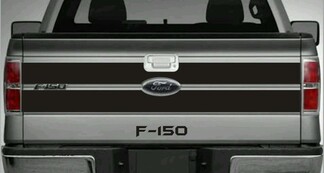 Ford F -150 Tailgate Blackout Style calcomanía vinilo rayas 2009-2014 Avery + texto