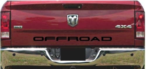 Calcomanía de vinilo para portón trasero todoterreno para Dodge Ram 1500