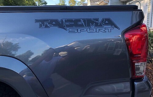 Juego de vinilos laterales estilo deportivo Tacoma para Toyota Tacoma