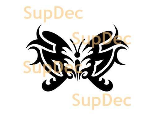 Pegatina de vinilo para pared de arte de mariposa para ventana de baño #12
