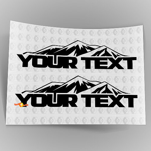Kit de Vinilos Personalizados para Capó de Montaña para Jeep Wrangler