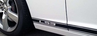 2010 - 2015 Chevrolet Camaro SS RS LS Rocker rayas rayas calcomanías gráficos