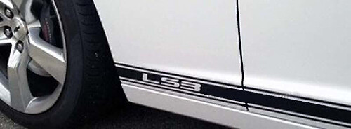 Kit de Vinilo con Líneas Contorno Laterales LS para Chevrolet Camaro 2010-2015