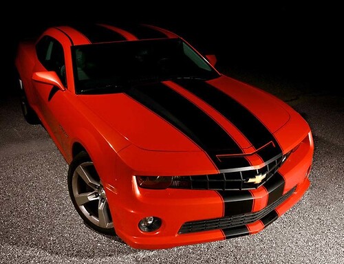 Tapered Twin Rally Full Body Stripe Kit Kit completo Adhesivo de vinilo para Chevrolet Camaro 2010-2013