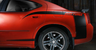 2006-2010 Dodge Charger DAYTONA cuarto panel trasero lateral C-Stripes kit calcomanías