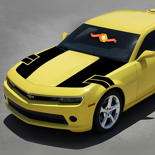 2010-2013 Chevy Camaro Racing Hood techo maletero Rally guardabarros a rayas laterales pegatina calcomanía
