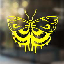 Pegatina de Vinilo Universal Night Moth_4