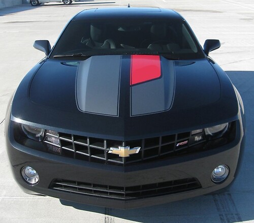 Calcomanía adhesiva Racing Rally Stripes con gráfico del 45 aniversario para Camaro RS LS V6 2014

