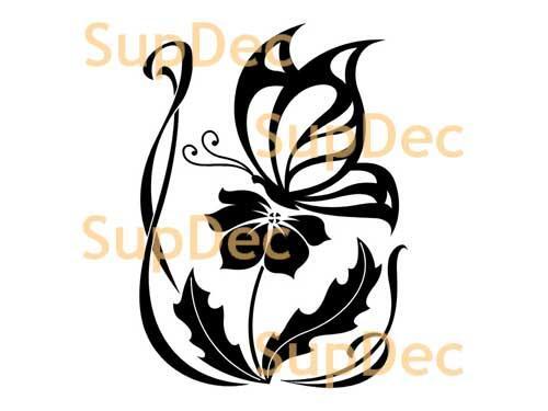 Mariposa vinilo arte pared ventana baño pegatina calcomanía #17
