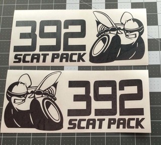 VINTAGE DODGE BOYS Scat Pack Pegatina Super Bee Charger R/T 392 Scatpack