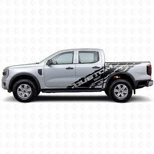 Kit de vinilos laterales de salpicaduras de barro y texto personalizado para Musclecar Ranger Wildtrak