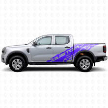 Kit de vinilos laterales de salpicaduras de barro y texto personalizado para Musclecar Ranger Wildtrak_2