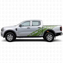 Kit de vinilos laterales de salpicaduras de barro y texto personalizado para Musclecar Ranger Wildtrak_3